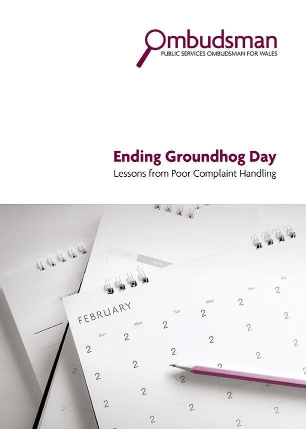 Clawr adroddiad Ending Groundhog Day