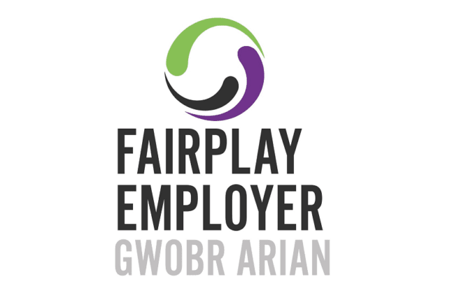 Bathodyn Cyflogwr Chwarae Teg - Gwobr Arian