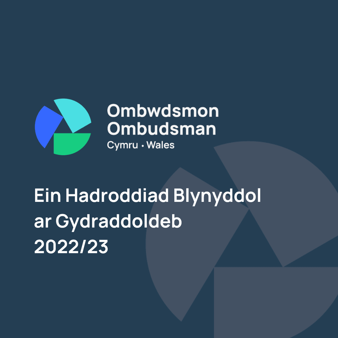 Clawr adroddiad blynyddol ar gydraddoldeb 2022/23